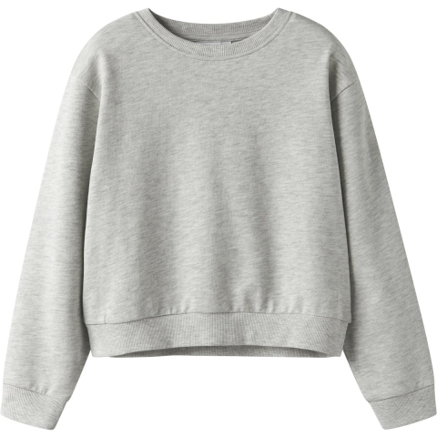 Name It Sweatshirt - Noos - NkfMille - Light Grey Melange - Name It - 6 jaar (116) - Sweatshirt