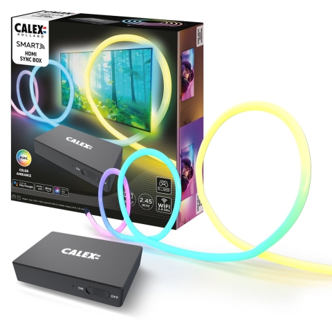 Calex G1 - HDMI Sync Box - Synchronisatie verlichting met 4K HDR10+ en Dolby Vision - RGBIC