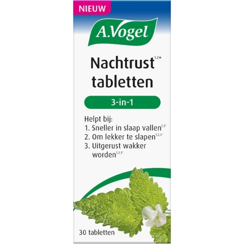 Gratis Verzending: A.Vogel Dormeasan Nachtrust 3 In 1 30 tabletten