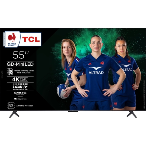 TCL C6K 55C6K tv 139,7 cm (55") 4K Ultra HD Smart TV Wifi Metallic