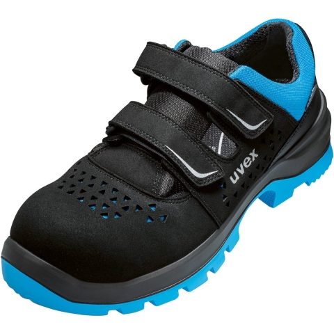uvex 2 xenova® 9553242 Veiligheidsandalen ESD S1P Schoenmaat (EU): 42 Zwart, Blauw 1 paar