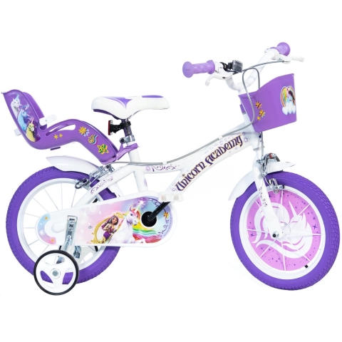 Dino Kinderfiets Unicorn academy 16 inch