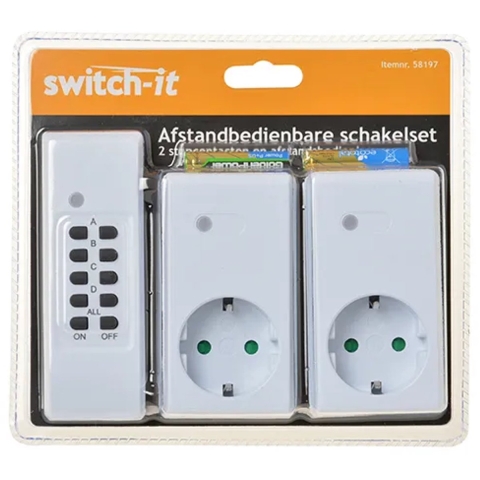 Afstand bedienbare schakelset