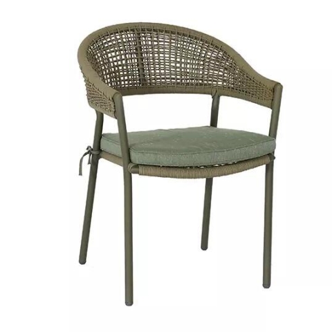 Vitaro Dining Tuinstoel Olijfgroen Buitengewoon de Boet - Buitengewoon de boet