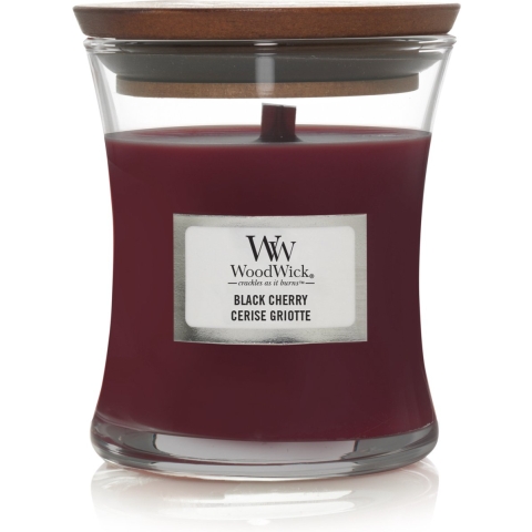 WoodWick Geurkaars Mini Black Cherry 85 gr
