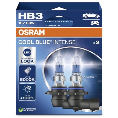 Osram Automotive 4062172388269 Halogeenlamp Cool Blue Intense HB3 60 W 12 V