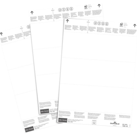 Inserts (b x h) 210 mm x 74 mm 60 stuk(s)