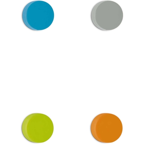 Maul Magneet (Ø x h) 14.6 mm x 9 mm Diverse kleuren 8 stuk(s) 6166499