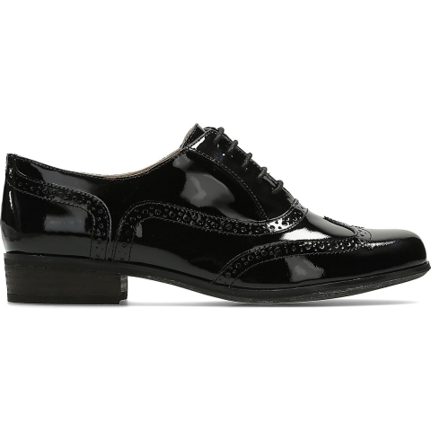 Hamble Eiken Zwarte Lak Schoenen