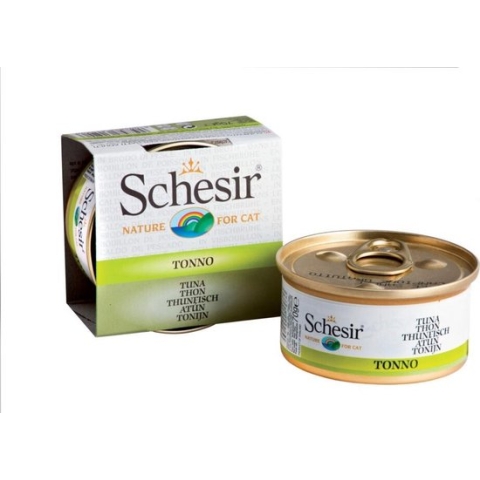 Schesir Kattenvoer Gekookte Tonijn 70 gr