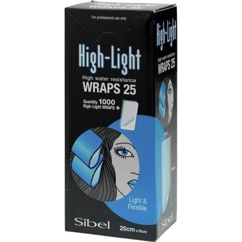 Sibel Highlight Wraps 10cm x 25cm 1000pcs