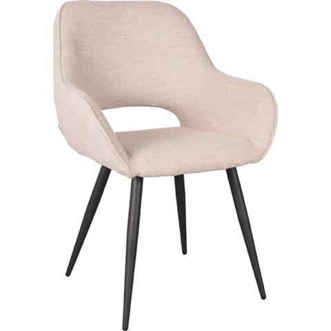 Label51 Eetkamerstoel fer naturel boucle set van 2