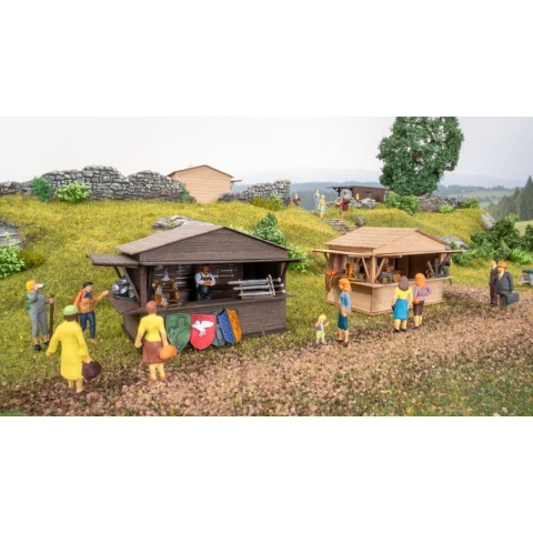 NOCH 65618 H0 Middenmarkt, set