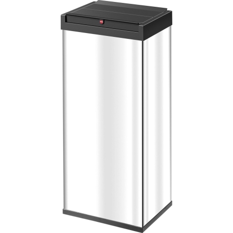 Hailo Bix-Box Swing XL 8602110 Afvalbak 52 l RVS (l x b x h) 260 x 339 x 763 mm Zilver, Zwart Met zelfsluitende zwenkdeksel 1 stuk(s)