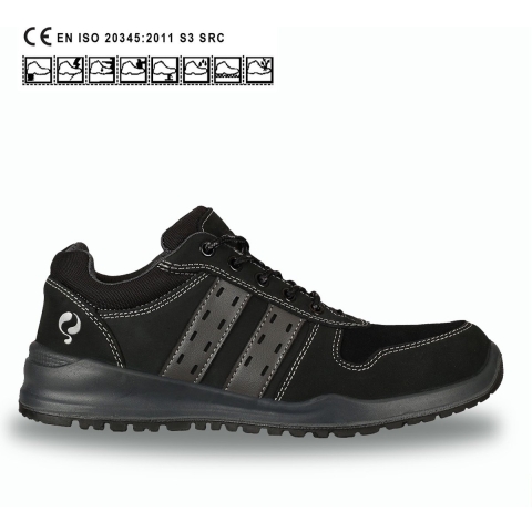 Quick Werkschoen Sport Zwart Laag QS0921 S3 | Zwart | Maat 43 - 8718591550904