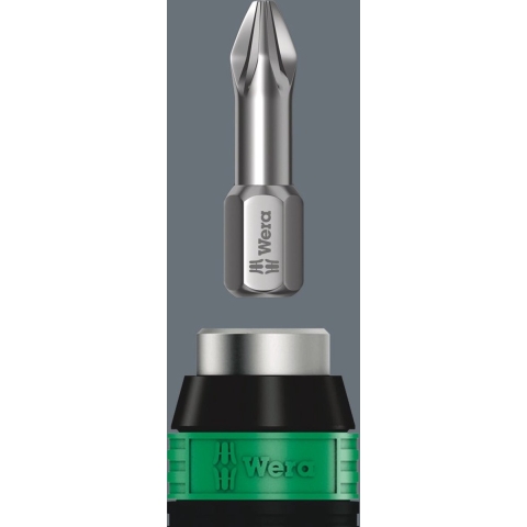 Wera 7465 Kraftform Instelbare Momentschroevendraaier met standaardinstellingen met Rapidaptor Snelwisselhouder, 1/4 duim, 2,5 in. lbs. - 1 stuk(s) -