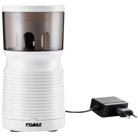 Dahle Elektrische potloodslijpmachine 00210-14411 Wit (transparant) Uitvoering container: Blik