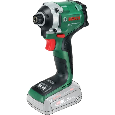 Bosch Groen UniversalImpactDrive 18V-210 Accuslagschroevendraaier | Zonder Accu en Lader - 06039E7000