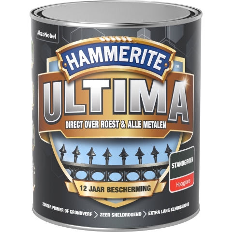 Hammerite Ultima Hoogglans | ST Groen | 750ml - 5566469