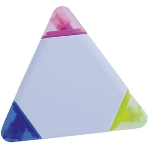 12x Driehoek markeerstiften 9 cm -