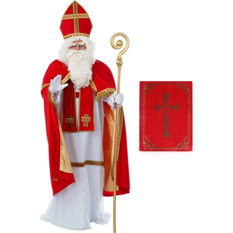 Compleet Sinterklaas kostuum inclusief boek One size -