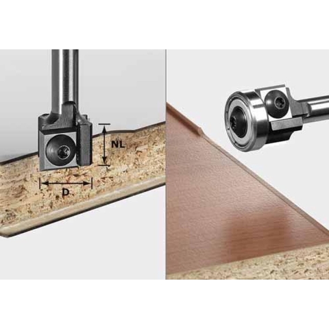 Festool Accessoires Keermes-kantenfrees HW S8 HW D19 12x12 KL OFK - 499806