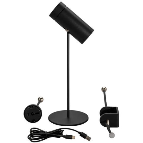 Konstsmide 7844-750 Multi LED-accutafellamp Zwart