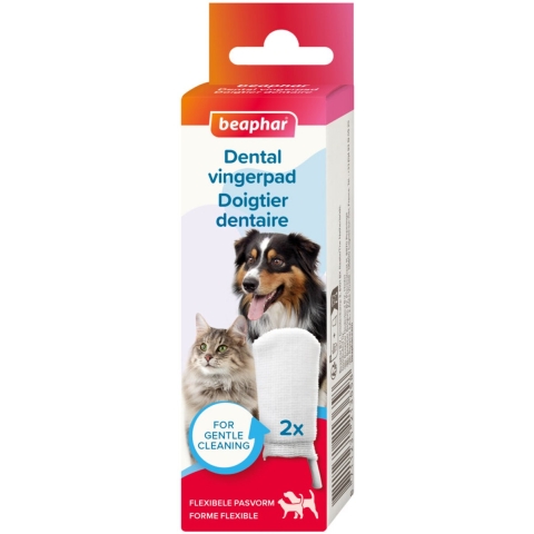 6x Beaphar Dental Vingerpads 2 stuks