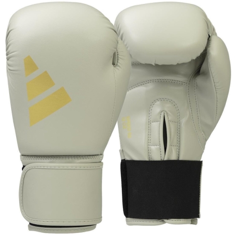 Adidas Bokshandschoenen Speed 50 - Aluminia/Goud - 8 oz