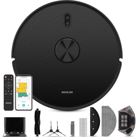 Sencor SRV 9120BK - Robotstofzuiger - 3000 Pa zuigkracht - Zwart