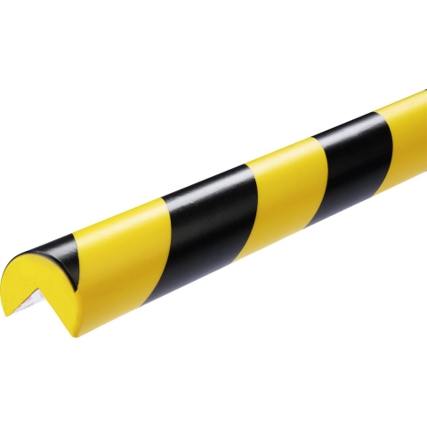Durable 1100130 Hoekbescherming Zwart, Geel (l x b x h) 1000 x 40 x 30 mm