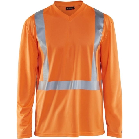 Blåkläder UV-T-Shirt lange mouw High-Vis 33831011 | High-Vis Oranje | Maat L - 7330509379998