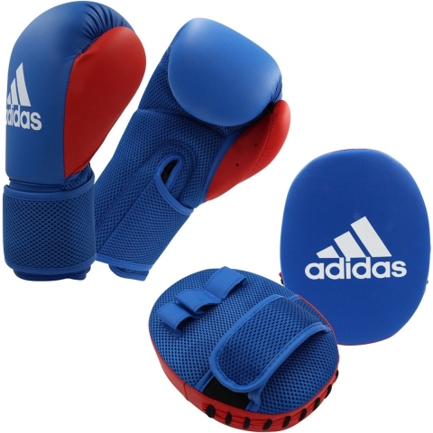 Adidas Kids Boxing Kit 2 - Blauw/Rood - 8 oz
