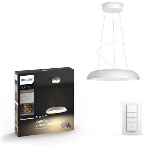 Philips Hue Amaze - Hanglamp - Draadloos dimbaar - Warm tot koelwit licht - Wit