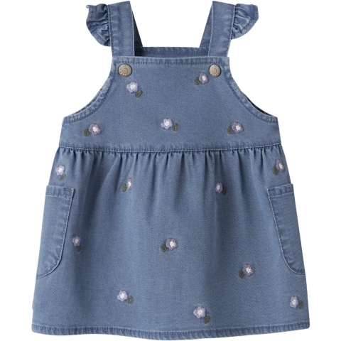 Name It Spencer - NbfSage - Denim Blue/Flower Verpakking - Name It - 68 - Jurk