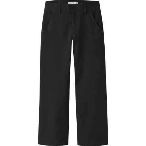 Name It Broek - Nkftenron - Black - Name It - 10 jaar (140) - Broeken - Katoen