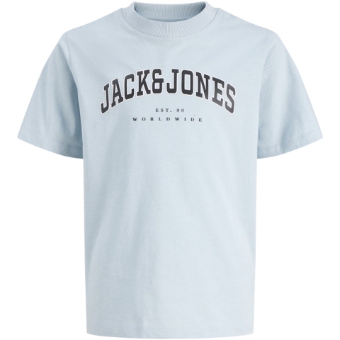 Jack & Jones T-Shirt - Noos - JjeCaleb - Hemels Blue - Jack & Jones - 10 jaar (140) - T-Shirts