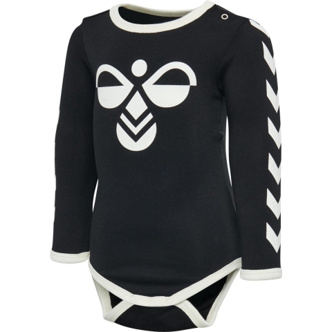 Hummel Romper l/s - hmlFlipper - Zwart - Hummel - 56 - Romper L/S