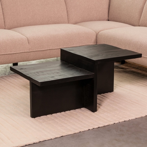 Label51 Salontafel skip 90x50x40 cm - mangohout
