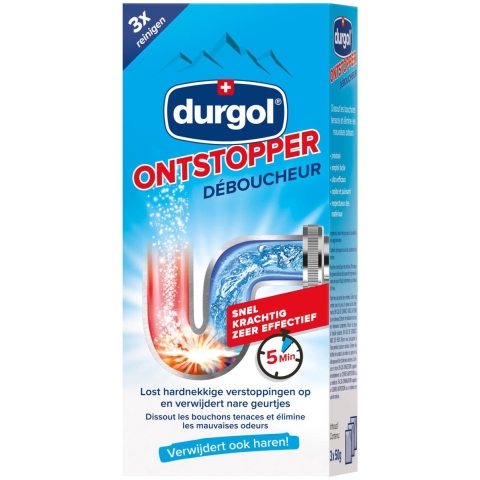 Ontstopper afvoerreiniger 3x 50 gram
