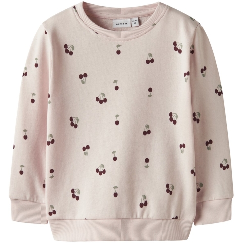 Name It Sweatshirt - Noos - NmfValba - Crystal Roze m. Kers - Name It - 3 jaar (98) - Sweatshirt