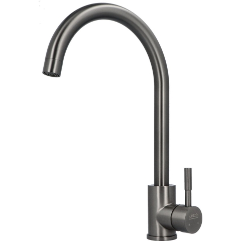 Luzzo ® iseo keukenkraan gun metal rvs mengkraan keuken -