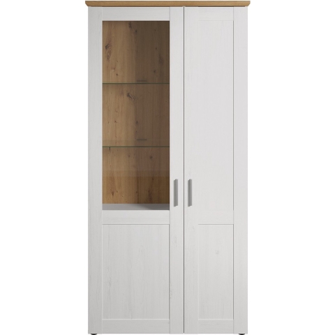 CaliCosy Dressoir 2 deuren waarvan één met gehard glas l95 cm shade