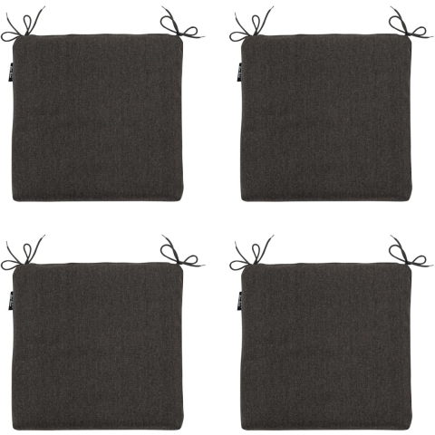 Madison zitkussen dark grey canvas eco+ ca. set van 4