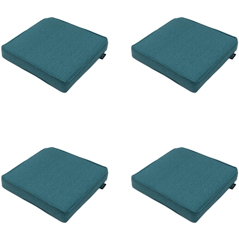 Madison zitkussen sea blue canvas eco+ ca. set van 4
