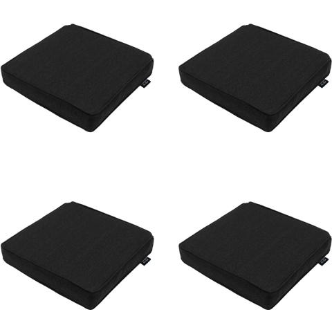 Madison zitkussen black canvas eco+ ca. set van 4