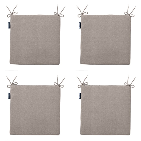 Madison zitkussen panama jute ca. set van 4