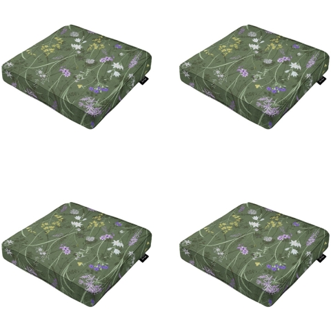 Madison zitkussen donna green canvas eco+ ca. set van 4