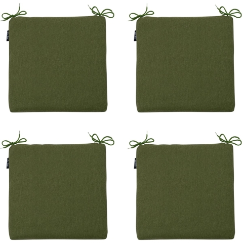 Madison zitkussen moss green canvas eco+ ca. set van 4