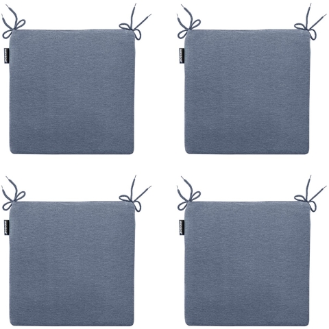 Madison zitkussen panama safier blue ca. set van 4